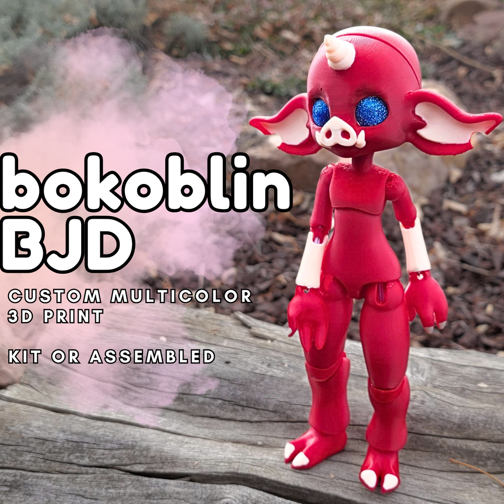 Bokoblin BJD, Made-to-order custom ball-jointed doll, comes as a kit or fully assembled